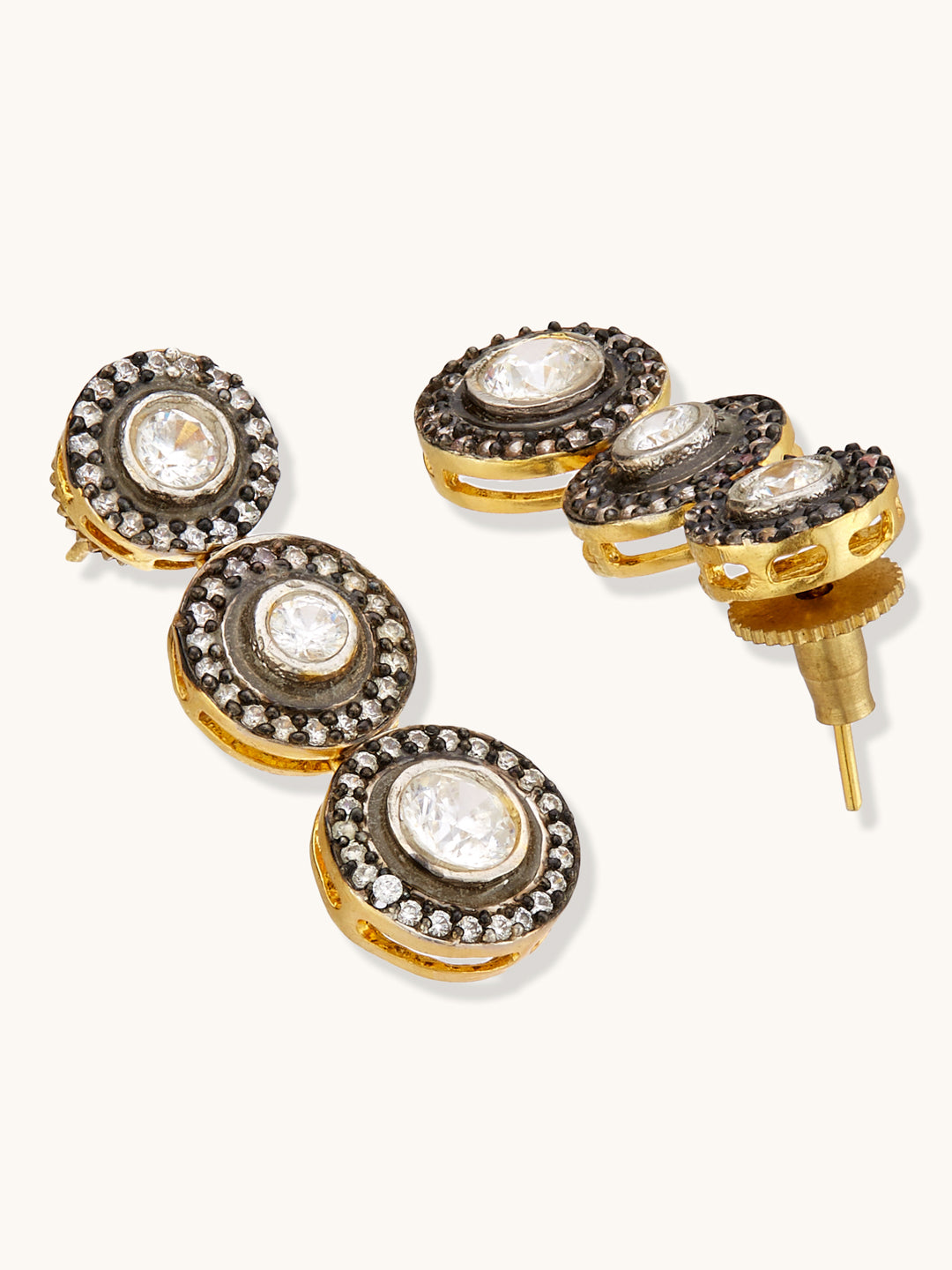 22K Gold-Plated Kundan Studded Necklace Set