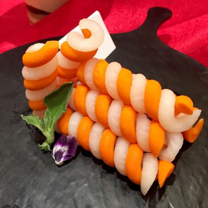 Kitchen Plastic Vegetables Spiral Cutter  Spiral Knife  Spiral Screw Slicer