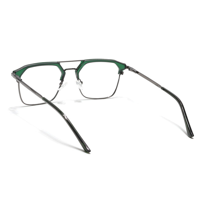 Eyejack Turbo Green & Black Wayfarer Eyeglasses for Men and Women - view 4