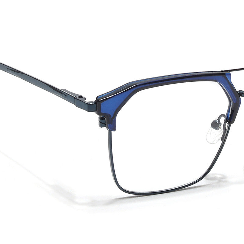 Eyejack Turbo Shine Blue Wayfarer Eyeglasses for Men and Women - view 3