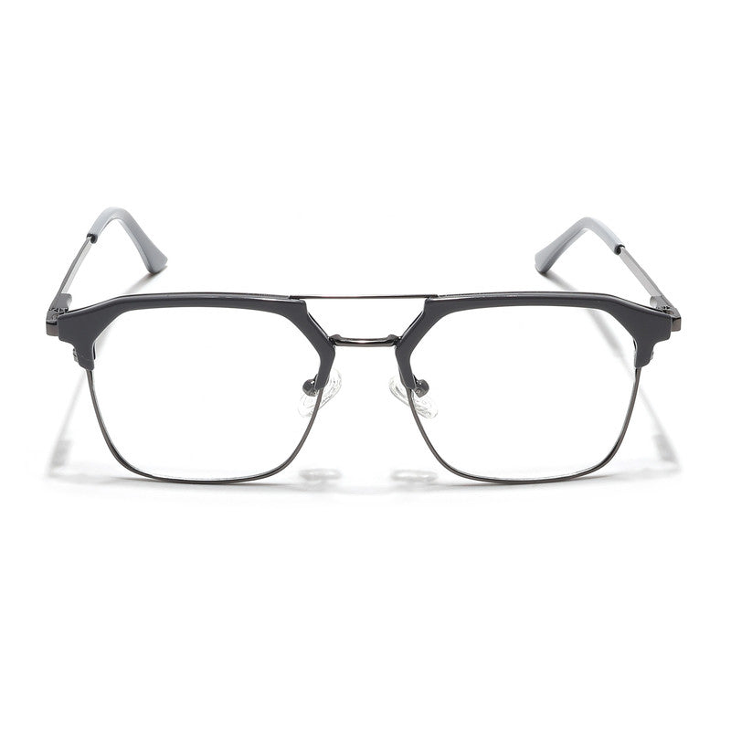 Eyejack Turbo Grey & Black Wayfarer Eyeglasses for Men and Women - view 2