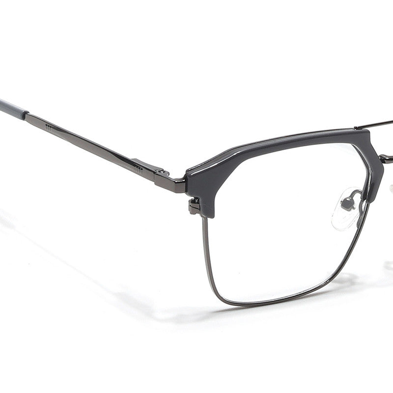 Eyejack Turbo Grey & Black Wayfarer Eyeglasses for Men and Women - view 3
