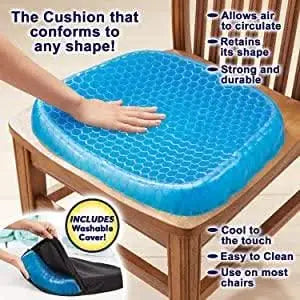 Cushion Seat Flex Pillow Gel Orthopedic Seat Cushion Pad HP DD