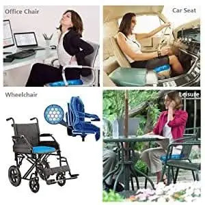 Cushion Seat Flex Pillow Gel Orthopedic Seat Cushion Pad HP DD