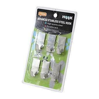 Advanced Stainless-Steel Strong Hook (12 pcs) - HalfPe