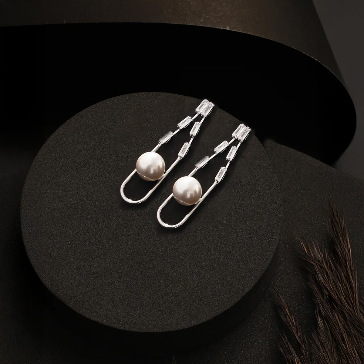 Contemporary Pearl Beaded Drop Earrings 3In1 Combo For Women