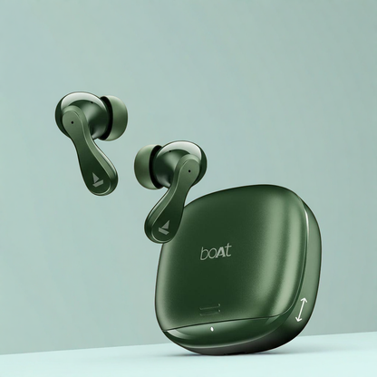 boAt 2025 Launch Airdopes 313, Stream Ad Free Music via App Support, Bluetooth & TWS Ear Buds Wireless Earphones with mic (Multicolor)