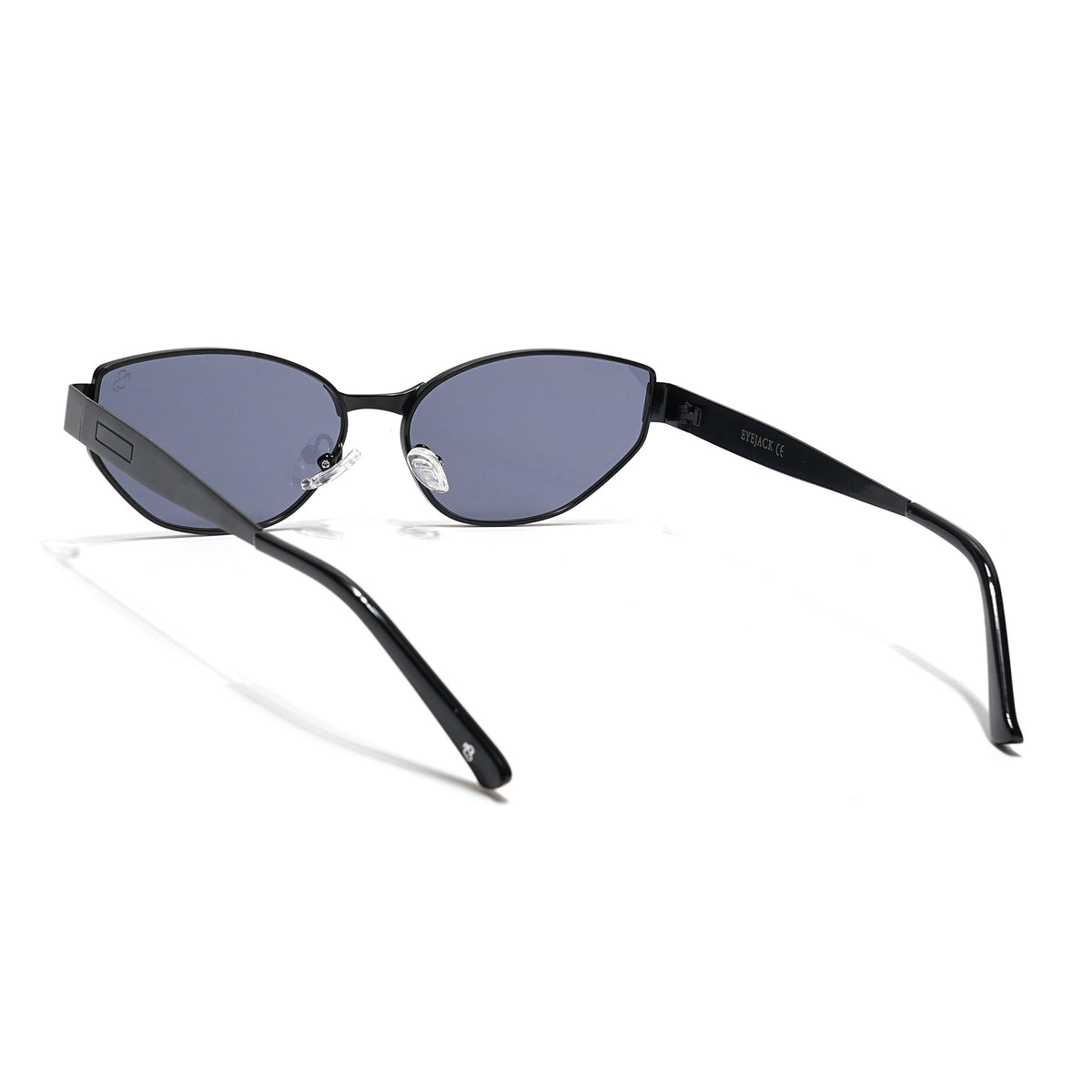 Diva Black Cateye Sunglasses for Men and Women - view 5