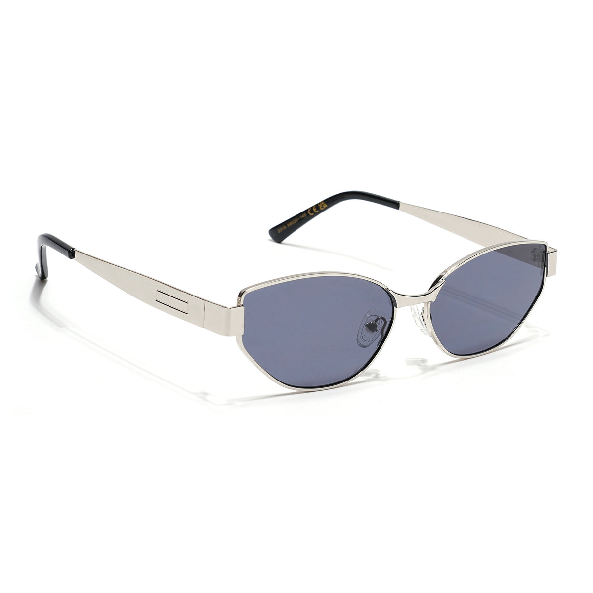 Diva Silver Cateye Sunglasses for Men and Women - view 2
