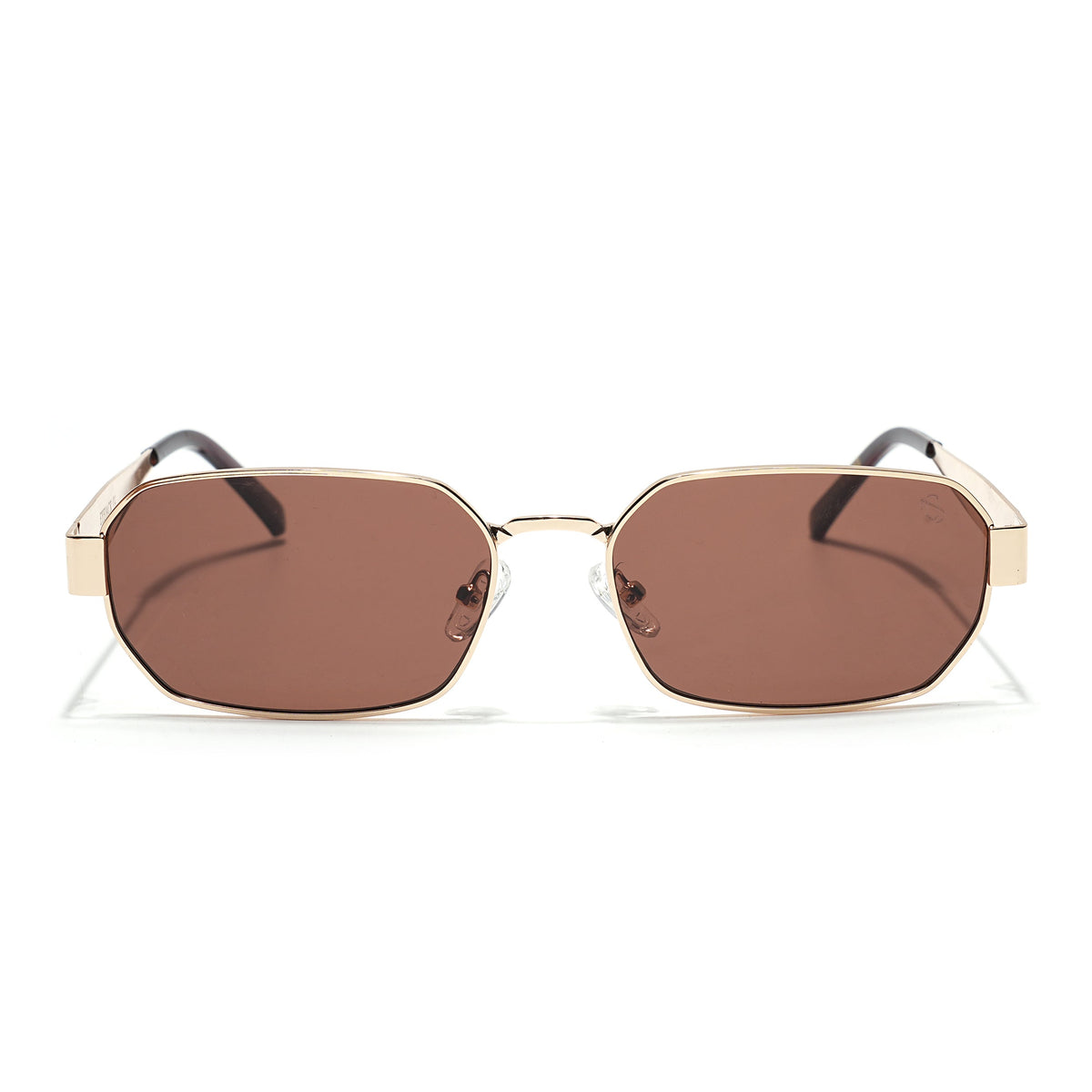Alpha Golden Rectangle Sunglasses for Men and Women - view 5