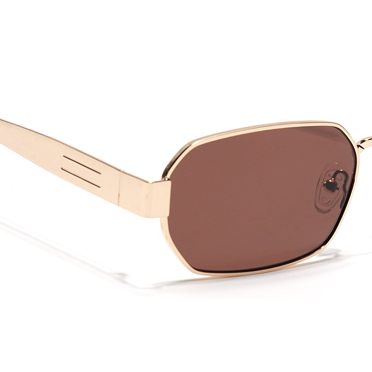 Alpha Golden Rectangle Sunglasses for Men and Women - view 6