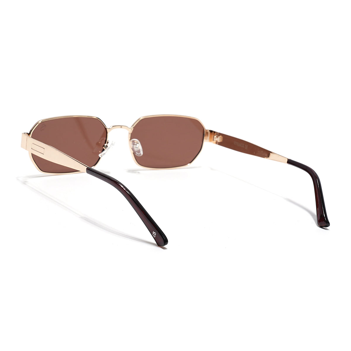 Alpha Golden Rectangle Sunglasses for Men and Women - view 7