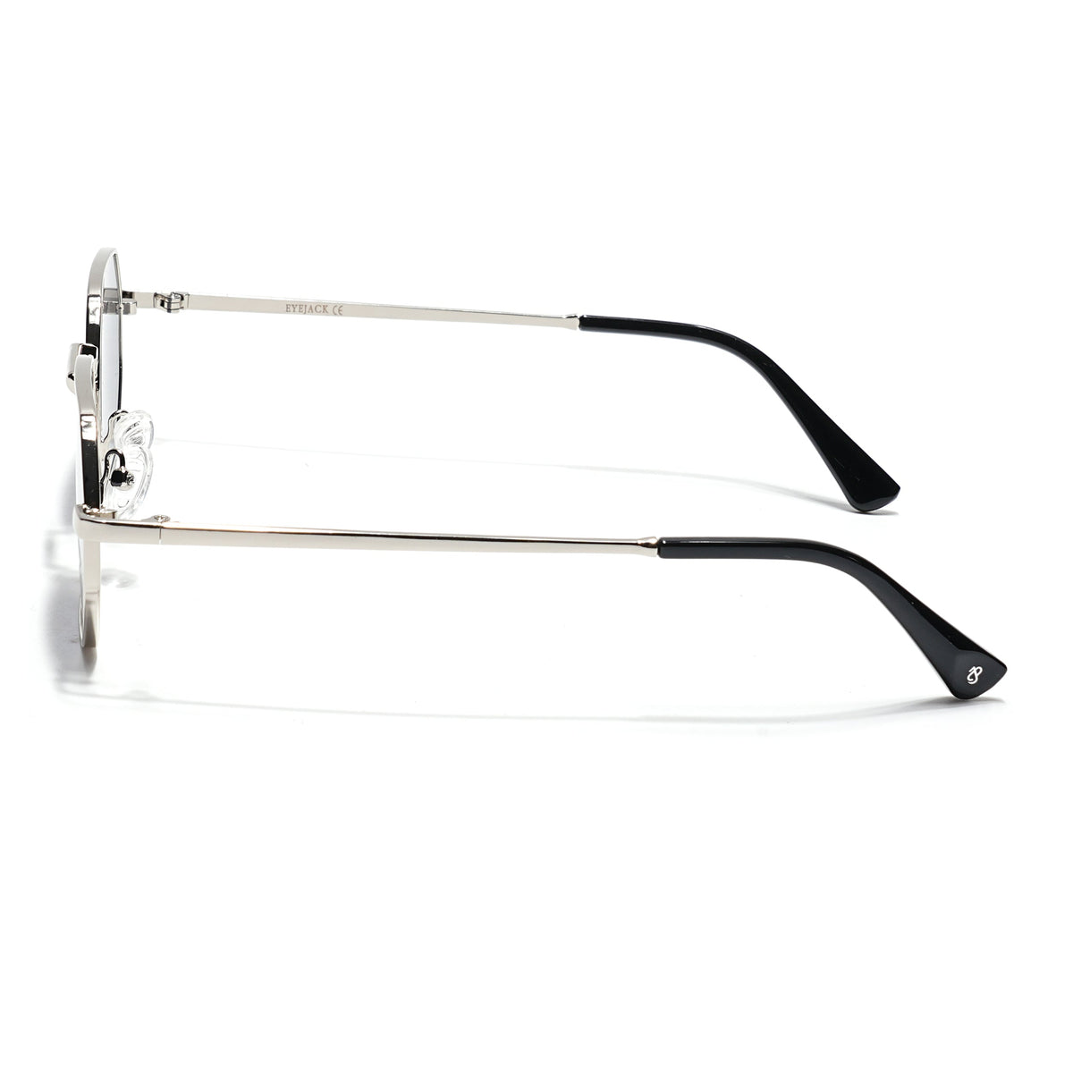 Auralis Silver Hexagonal Sunglasses for Men and Women - view 7
