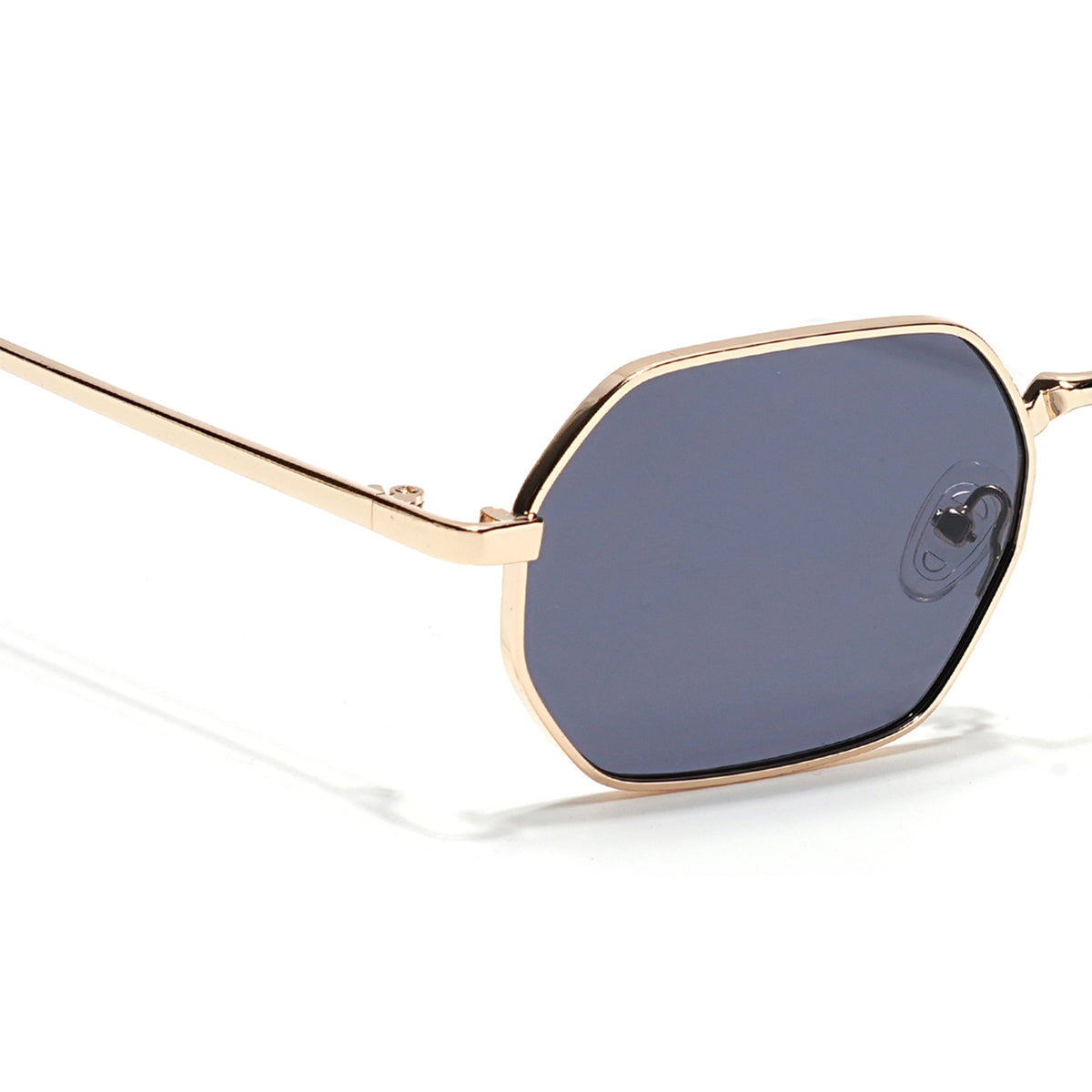 Auralis Golden Hexagonal Sunglasses for Men and Women - view 4