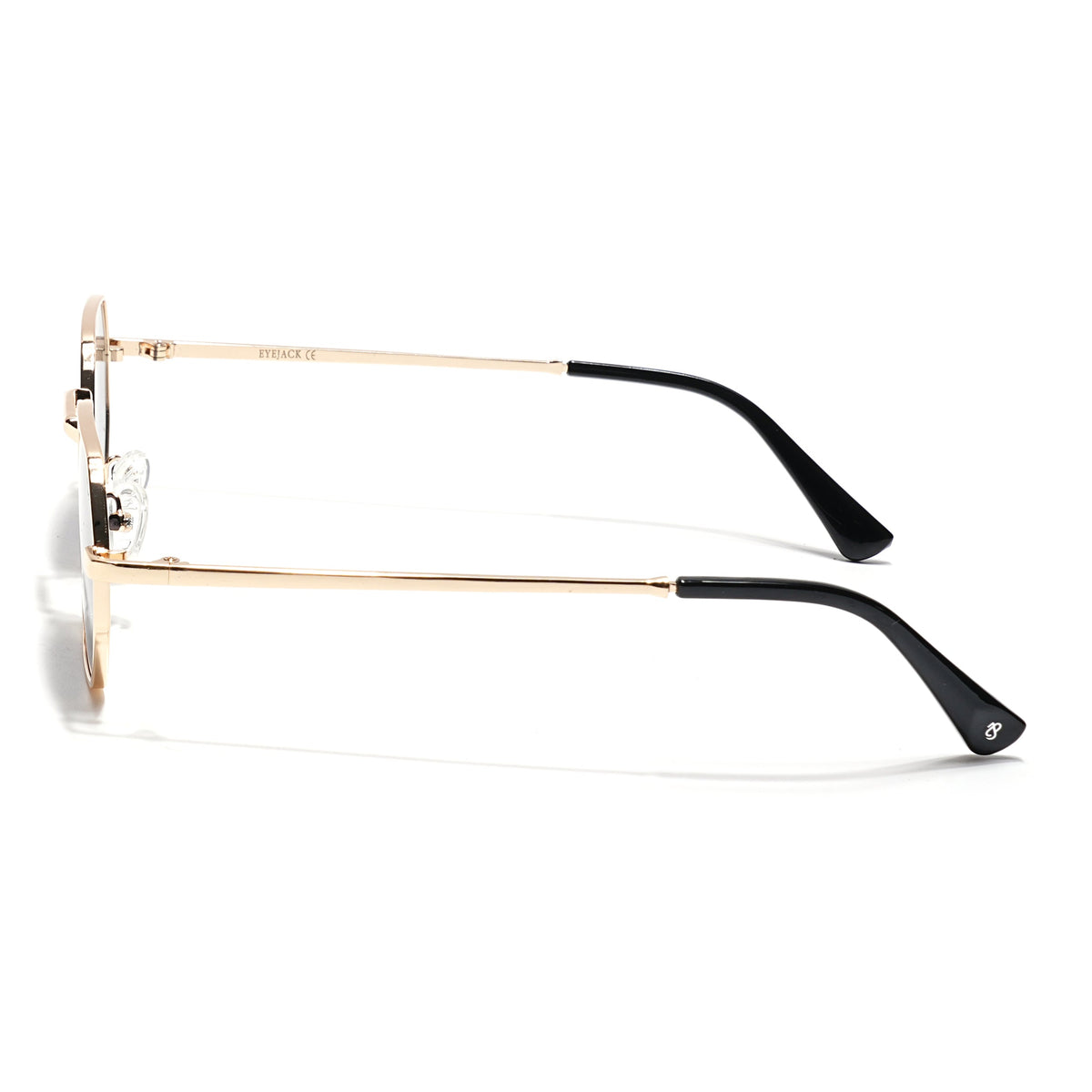 Auralis Golden Hexagonal Sunglasses for Men and Women - view 6