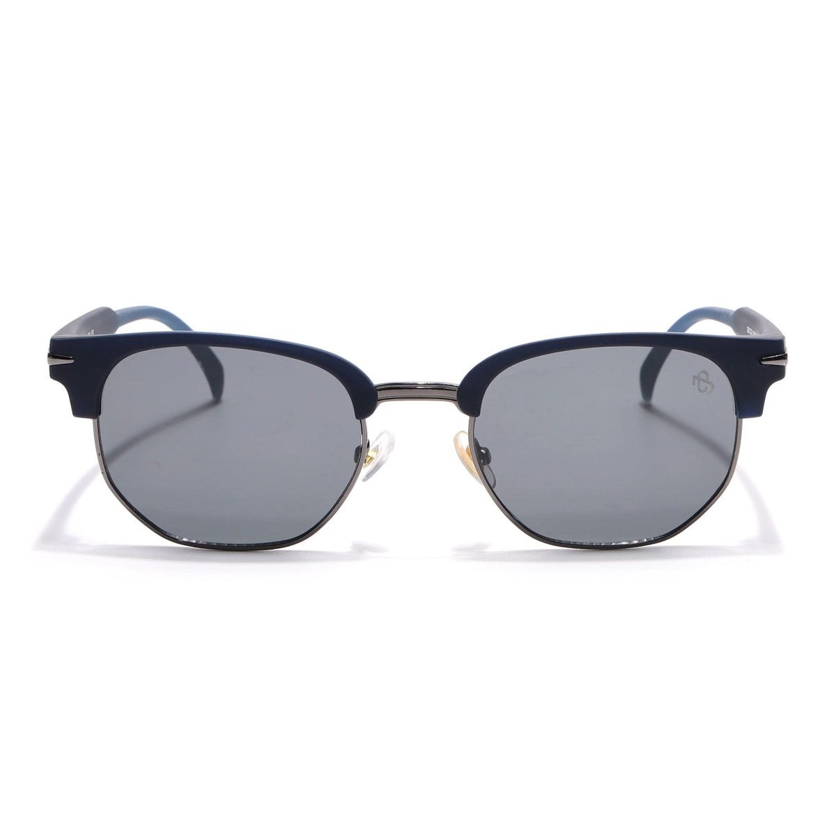 Eyejack Blue & Grey Hexagonal Sunglasses for Men and Women - view 4