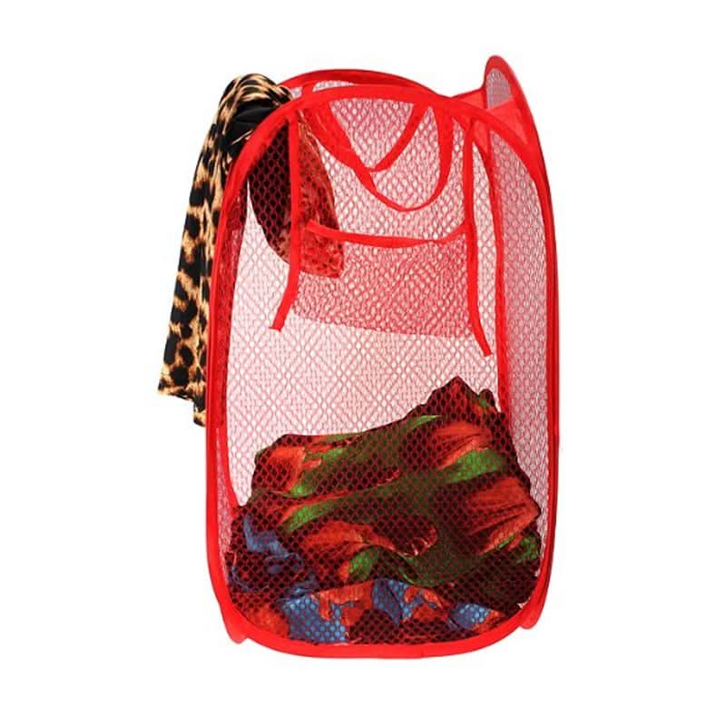 Pop-Up Clothes Basket Breathable Fabric