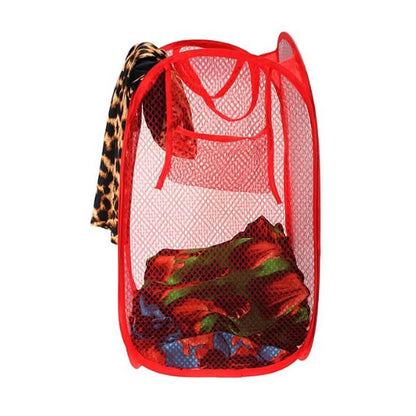 Pop-Up Clothes Basket Breathable Fabric