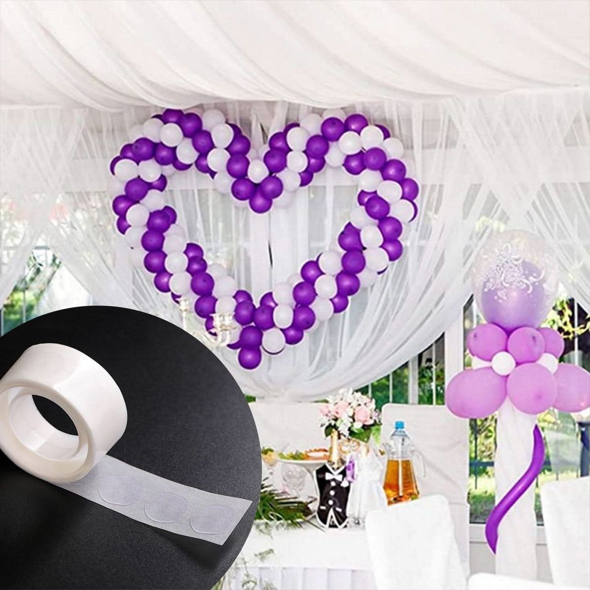 4694 Glue Dots For Happy Birthday Wedding Anniversary Baby Shower Decoration HP DD
