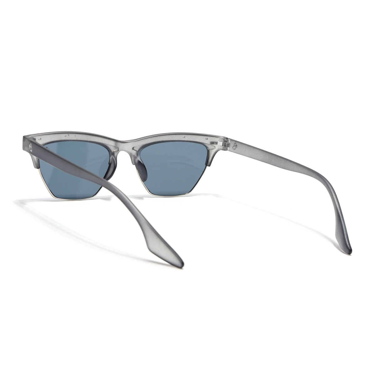 Eyejack Matte Grey Half Rim Sunglasses for Men and Women - view 5