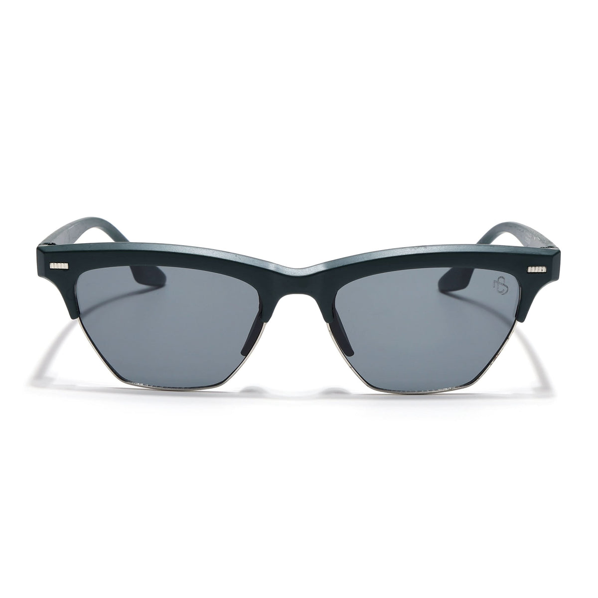 Eyejack Sea Green Half Rim Sunglasses for Men and Women - view 4