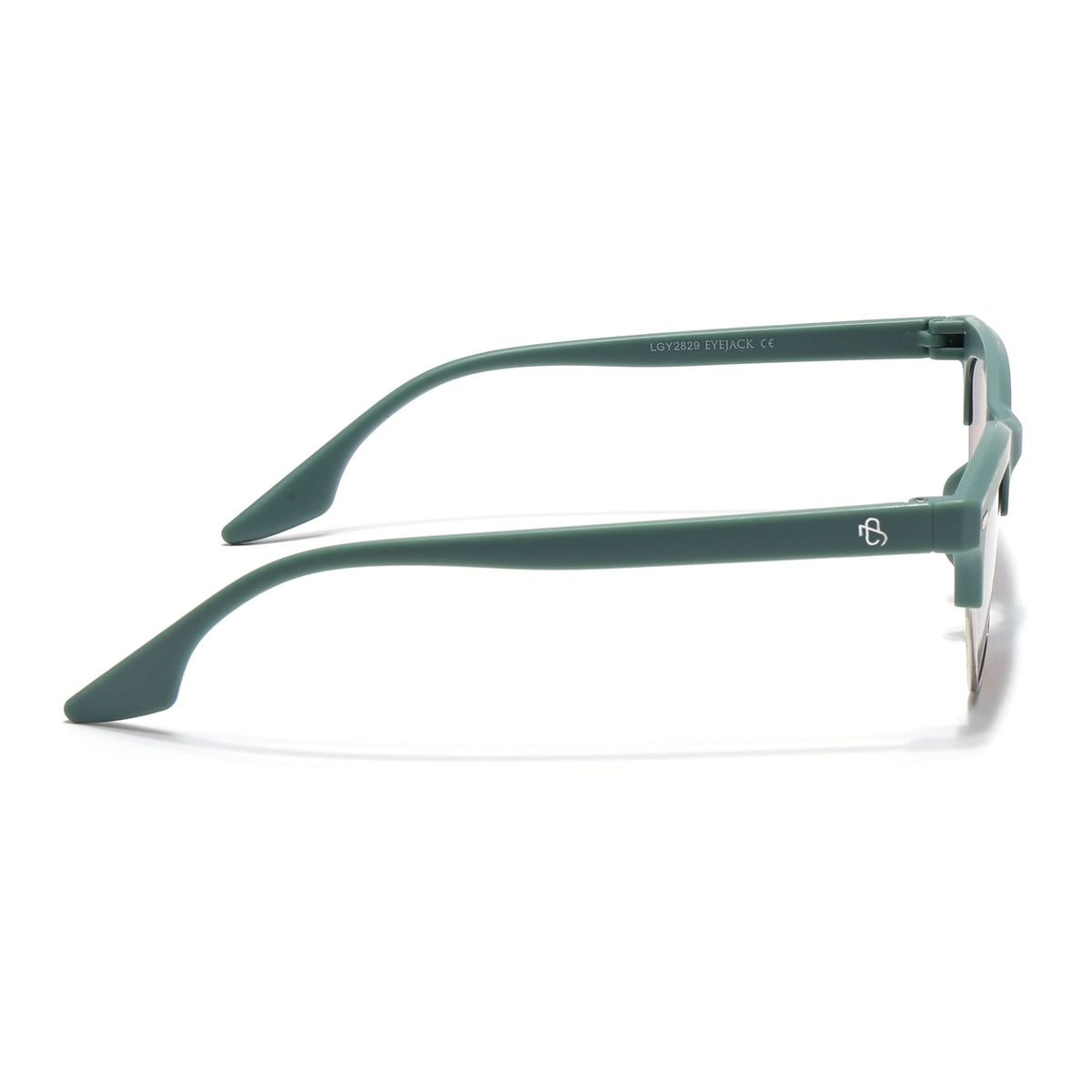 Eyejack Olive Half Rim Sunglasses for Men and Women - view 6