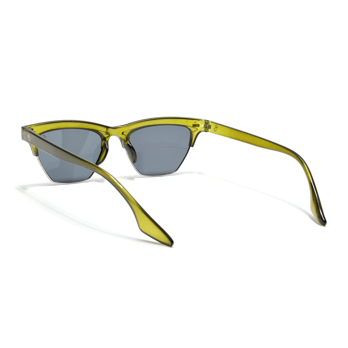 Eyejack Green Half Rim Sunglasses for Men and Women - Style 1215 - view 5