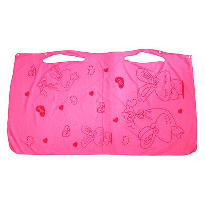 Soft & Absorbent Microfiber Bath Towel Wrap With Shoulder Straps (1 Pc)