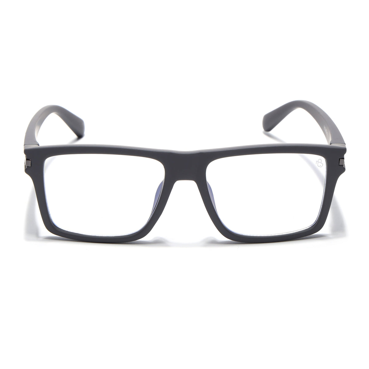 Eyejack Crossline Grey Square Eyeglasses for Men and Women - Style 2094 - view 2