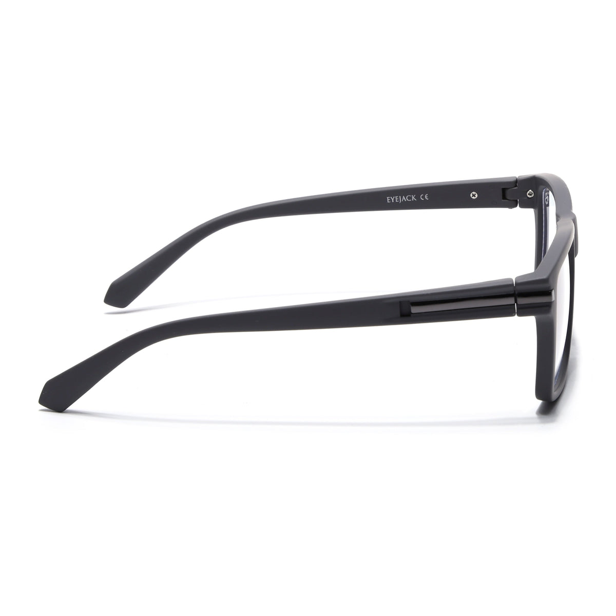 Eyejack Crossline Grey Square Eyeglasses for Men and Women - Style 2094 - view 5