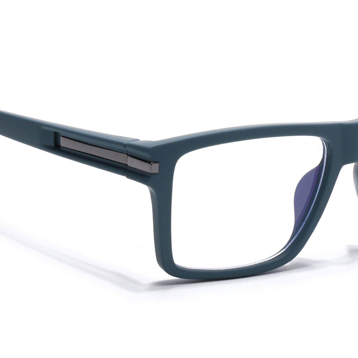 Eyejack Crossline Blue Square Eyeglasses for Men and Women - Style 2096 - view 3