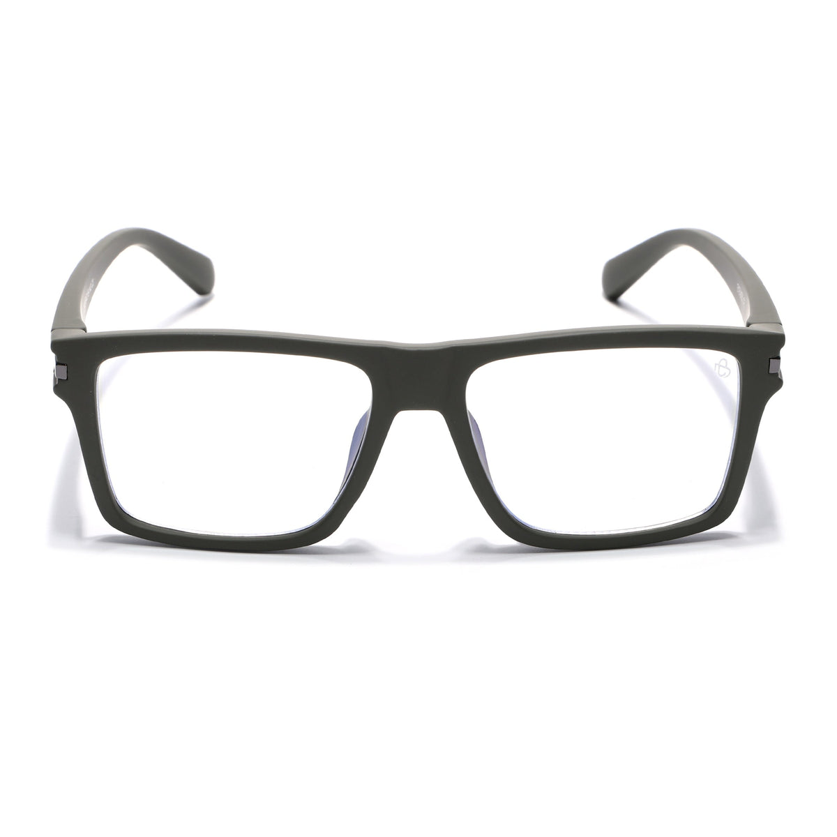 Eyejack Crossline Green Square Eyeglasses for Men and Women - Style 2097 - view 2