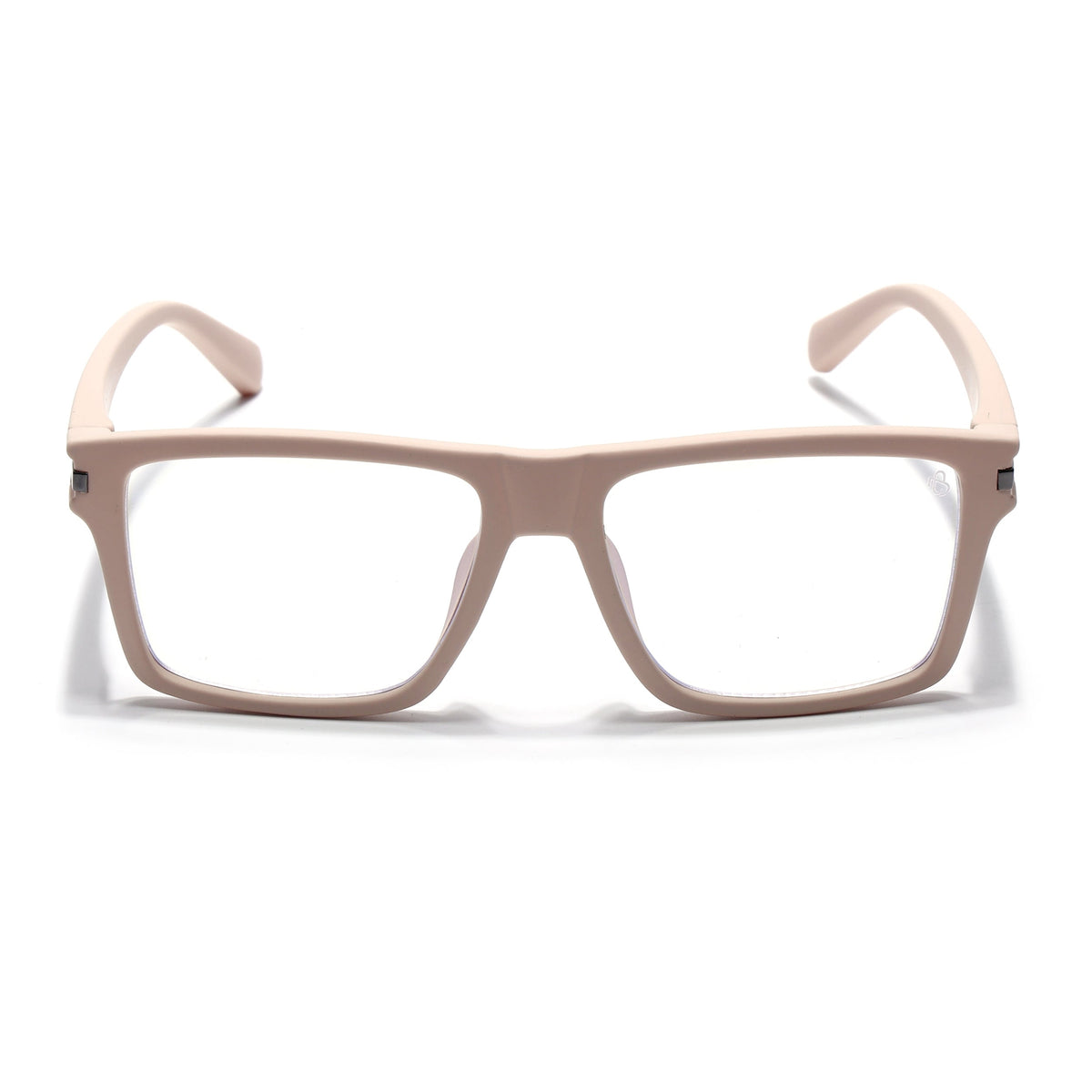 Eyejack Crossline Cream Square Eyeglasses for Men and Women - Style 2098 - view 2
