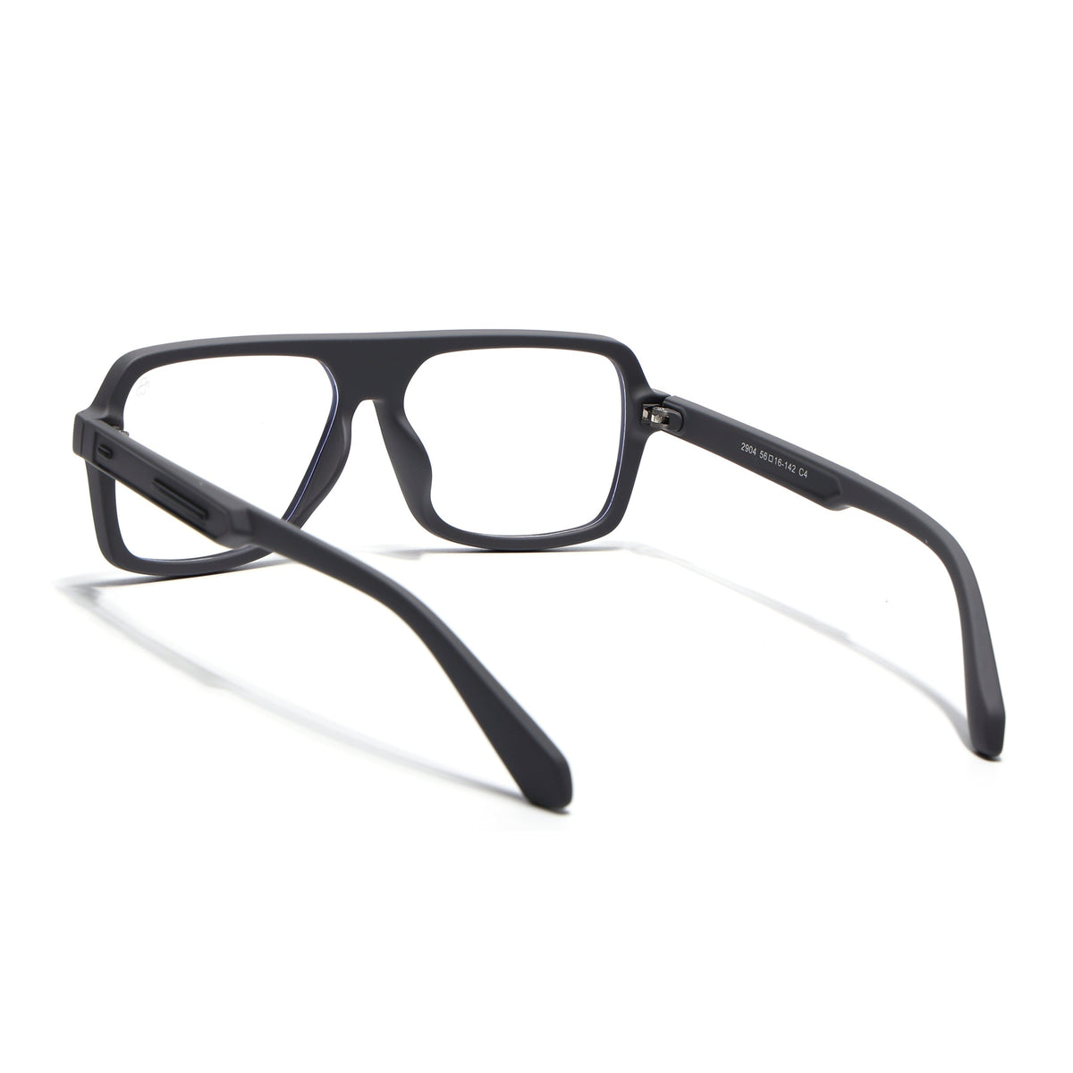 Eyejack Crossline Grey Wayfarer Eyeglasses for Men and Women - view 4