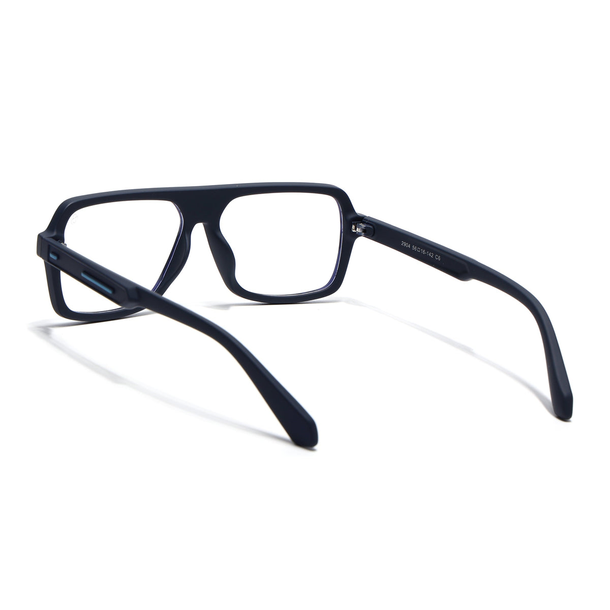 Eyejack Crossline Navy Blue Wayfarer Eyeglasses for Men and Women - view 4