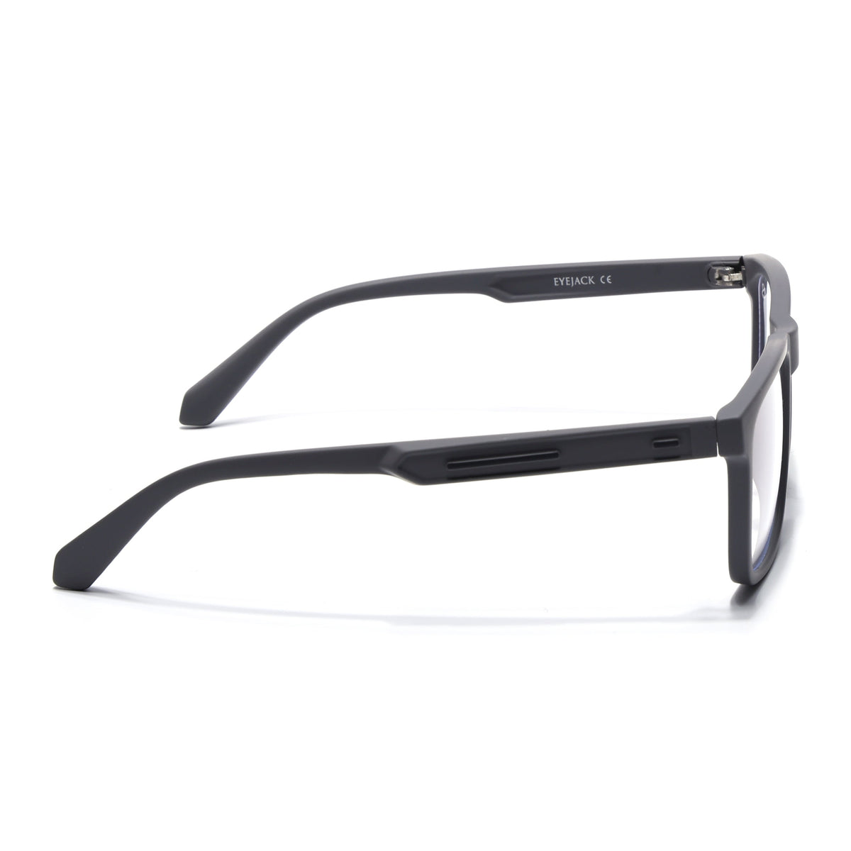 Eyejack Crossline Grey Square Eyeglasses for Men and Women - Style 2106 - view 5