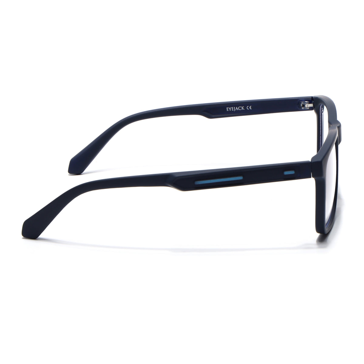 Eyejack Crossline Navy Blue Square Eyeglasses for Men and Women - Style 2107 - view 5