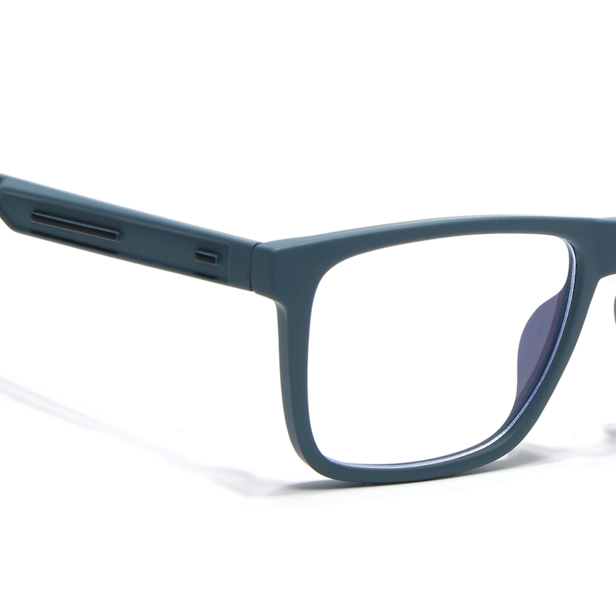 Eyejack Crossline Blue Square Eyeglasses for Men and Women - Style 2108 - view 3