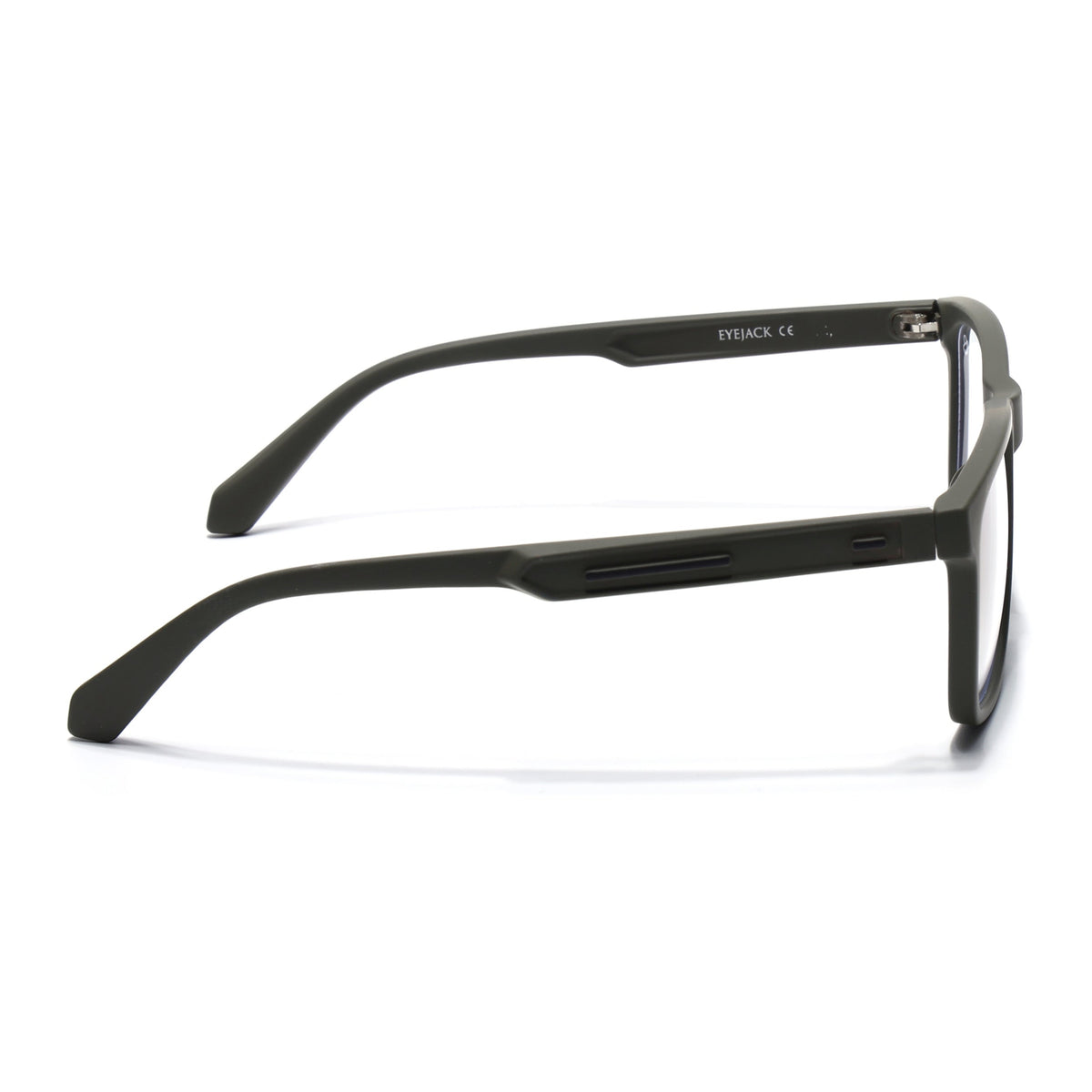 Eyejack Crossline Green Square Eyeglasses for Men and Women - Style 2109 - view 5