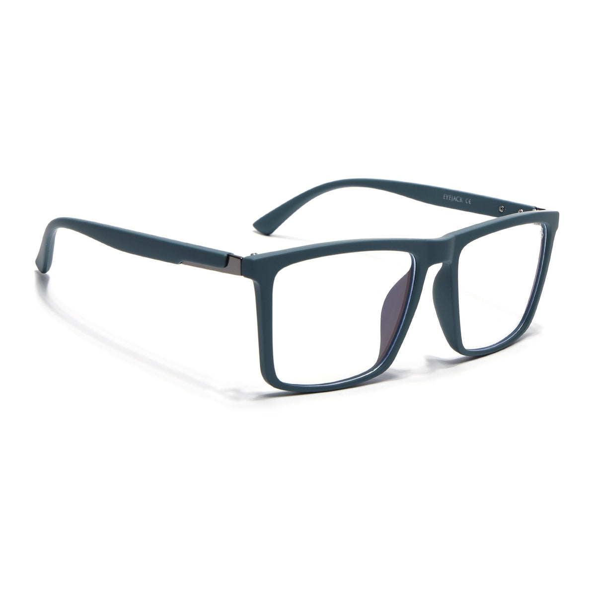 Eyejack Crossline Blue Square Eyeglasses for Men and Women - Style 2114 - view 1