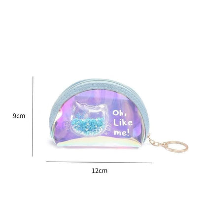 OH,LIKE ME!! Kitty Fancy 2-in-1 Coin Pouch And Keychain(single piece) - HalfPe