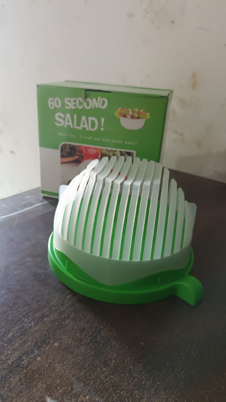 Plastic 60 Seconds Salad Cutter Salad Maker Salad Bow  (1 Pc) HP DD