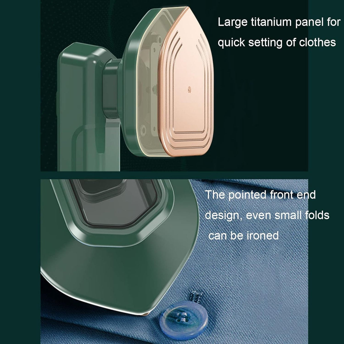 Mini Handheld Steam Iron for Travel-Friendly Garment Steamer HP DD