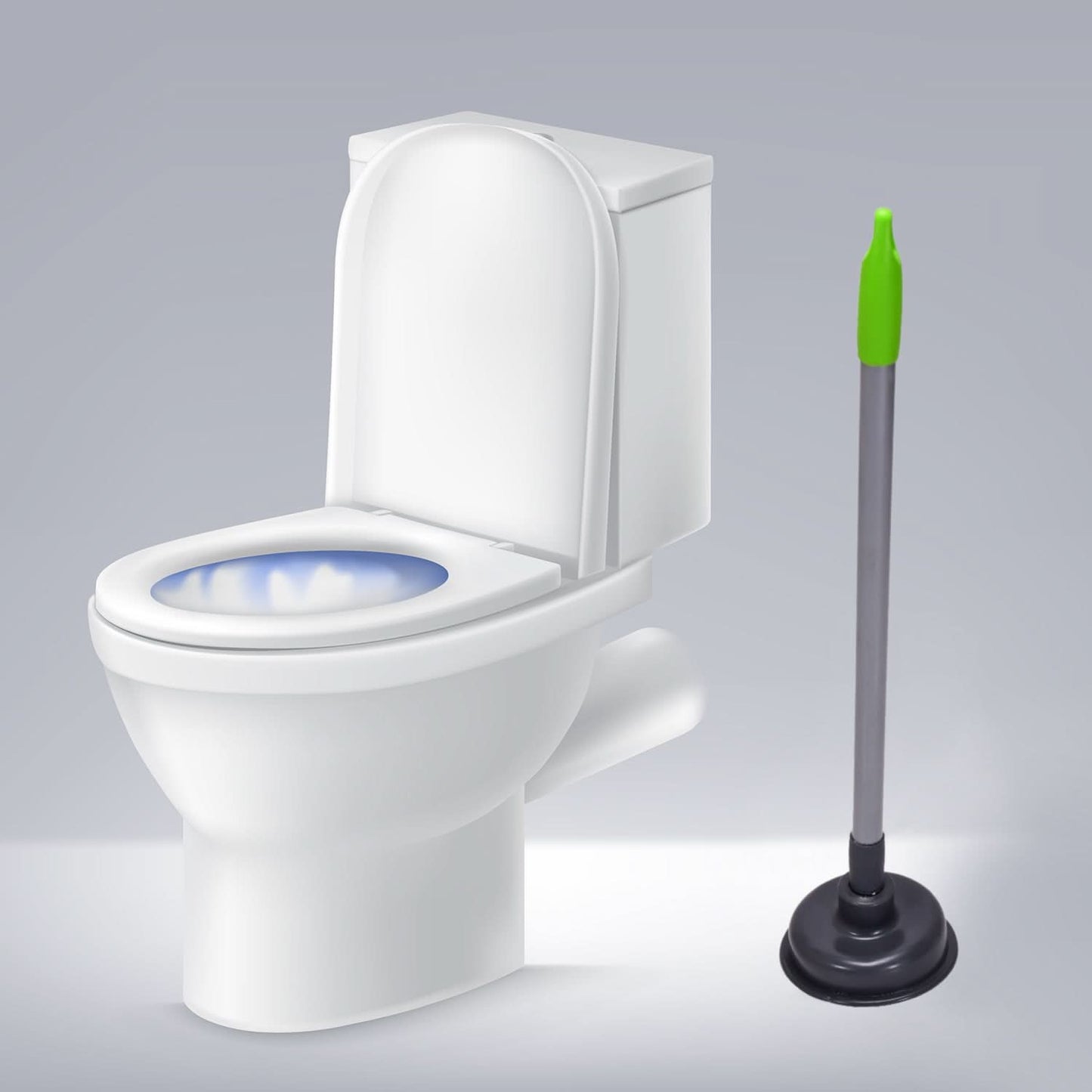 Heavy-Duty Toilet Plunger For Toilets, Sinks & Drains