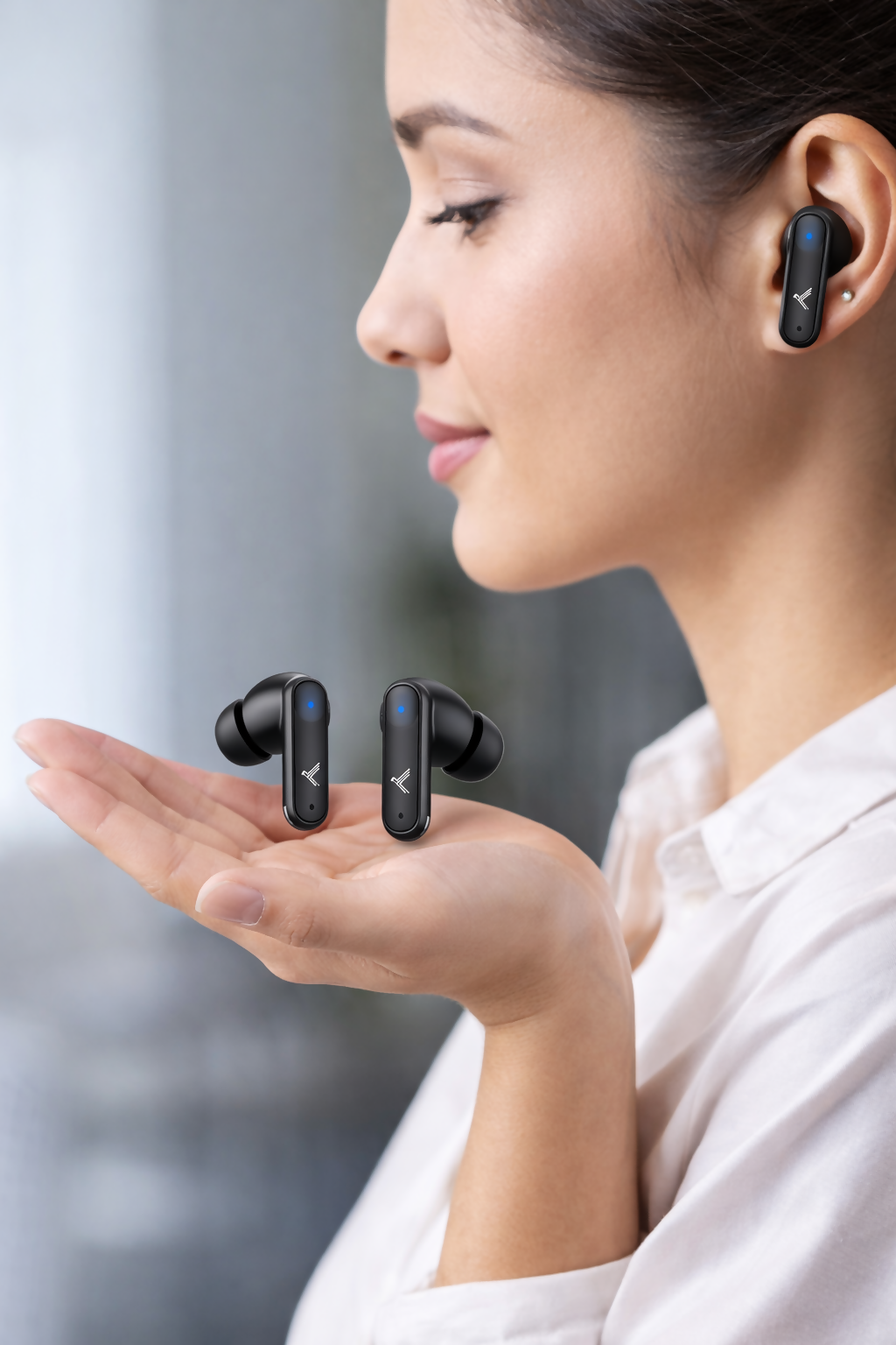 KDM W3 JiyoPods Bluetooth 6.0 Wireless Earbuds with 28H Playtime, Type-C Fast Charging, Voice Assistant & In-Ear Design – Multicolour Dreams Gadgets