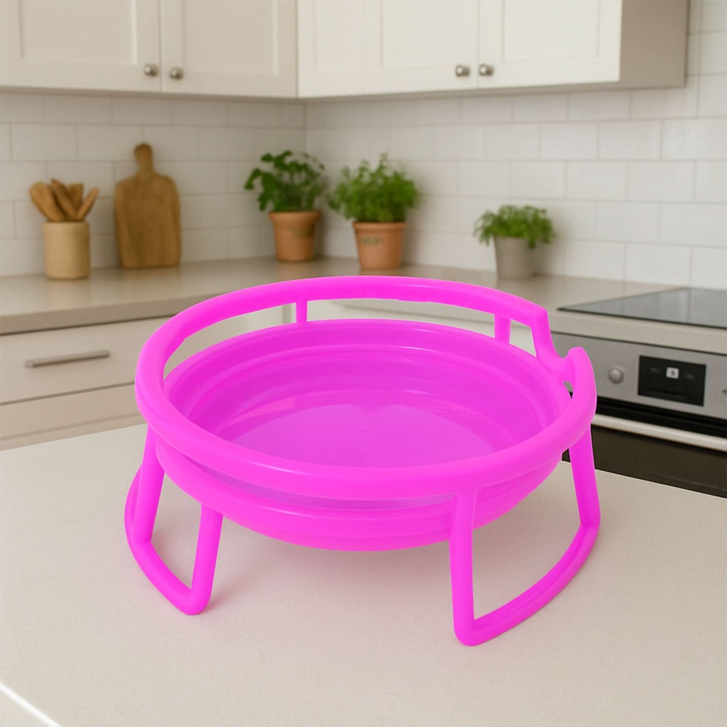 Plastic Water Pot Stand Set – 2-Piece Durable Water Pot Holders
