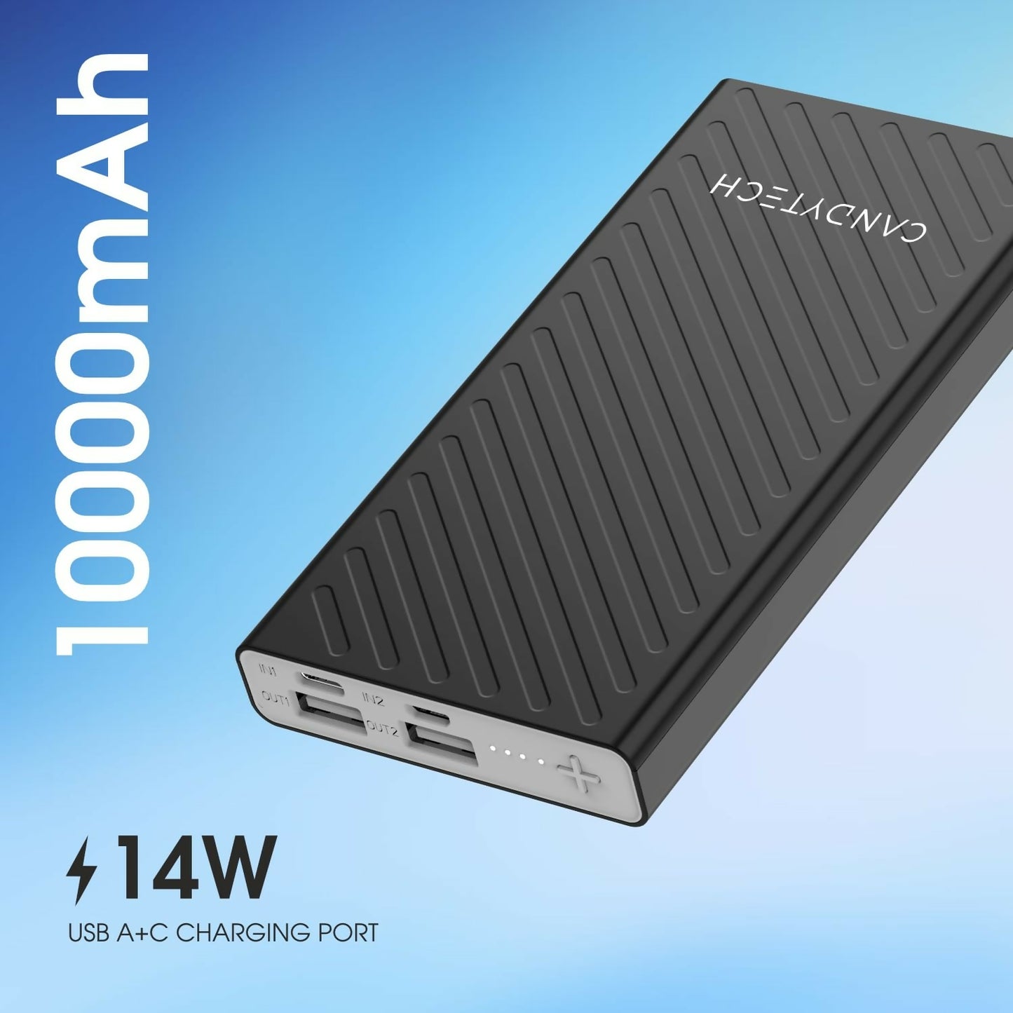 Candytech 10000mAh 14W Fast Charging powerbank