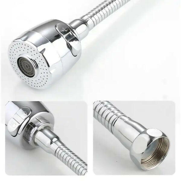 360° Rotating Faucet Sprayer with 6 Water-Saving Splash-Proof Tap Extender for Kitchen & Bathroom ABHI Mobiles