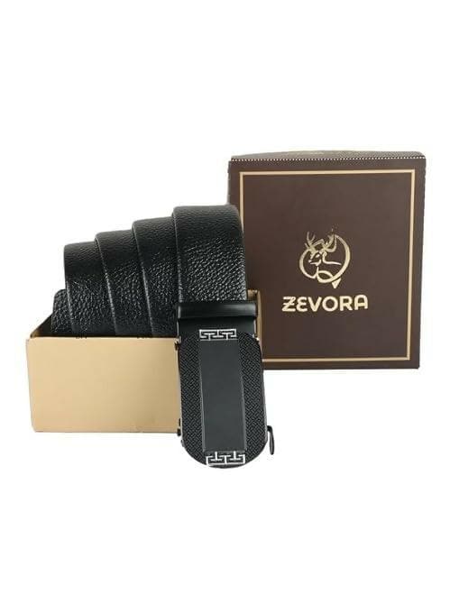 ZEVORA Auto Lock Buckle Belt For Men - HalfPe