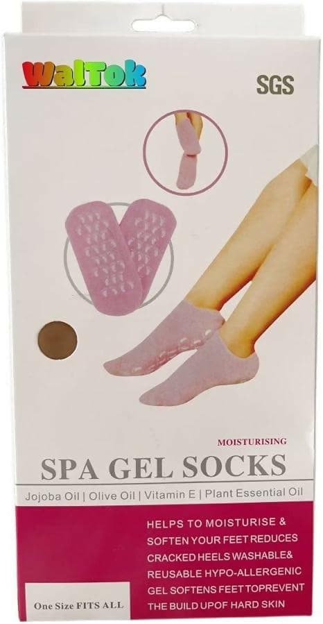 Silicone Gel Socks For Women&Men Gel Socks For Dry Cracked Feet Crack Heel Repair Socks Foot Moisturizer Spa Gel - HalfPe